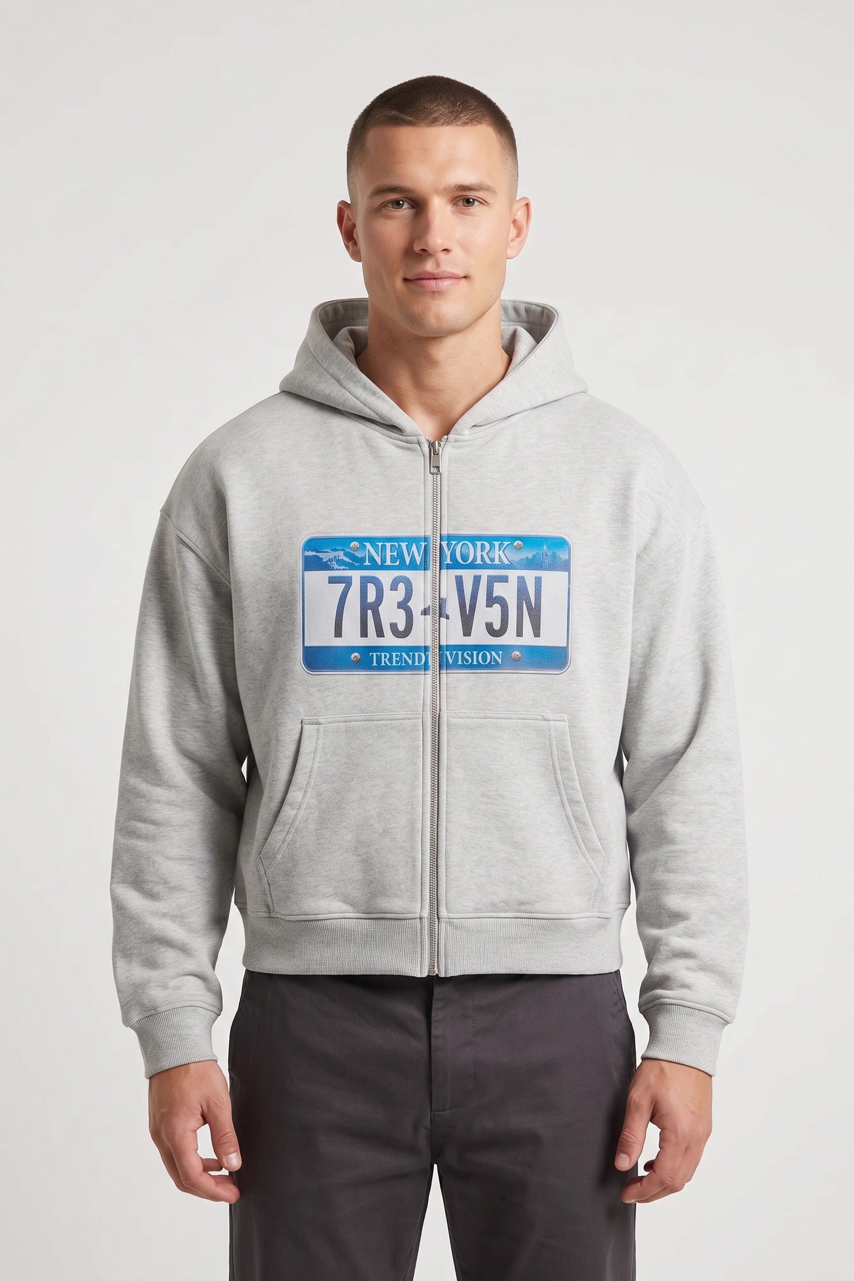 Zip Florida gris
