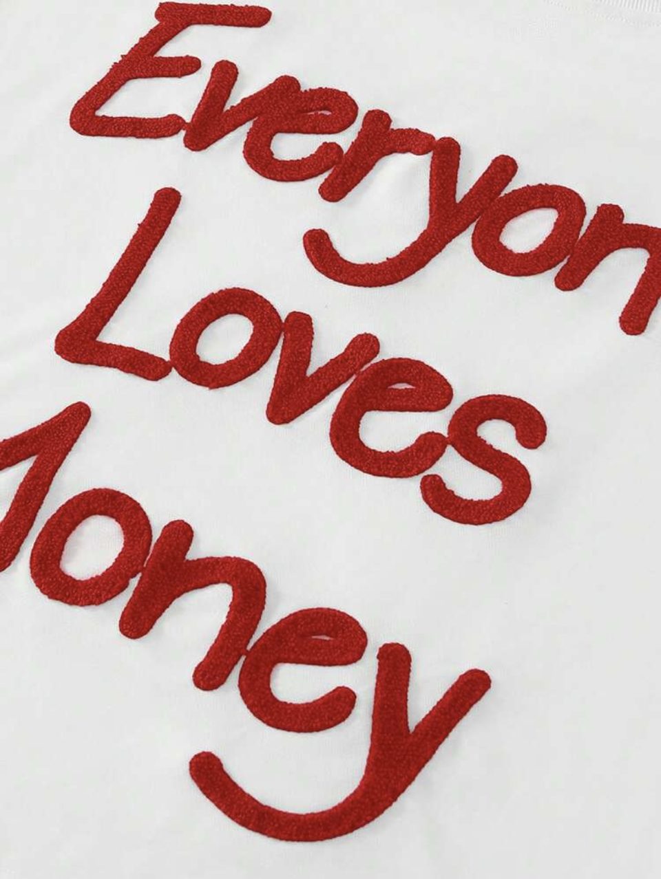 Everyone Loves Money Sweatshirt White