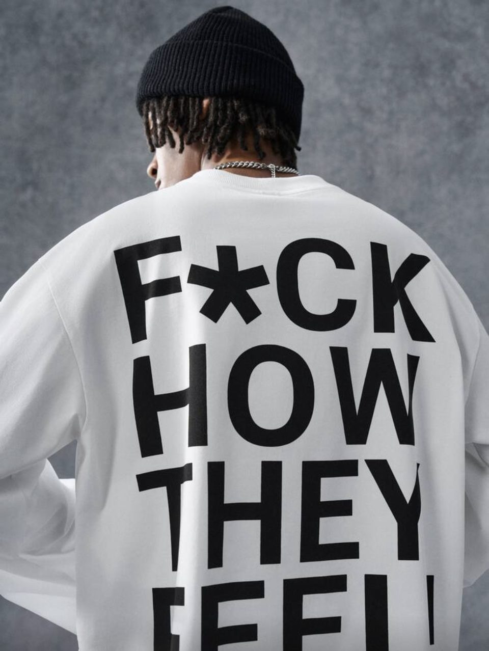 Not A People Pleaser Sweatshirt White