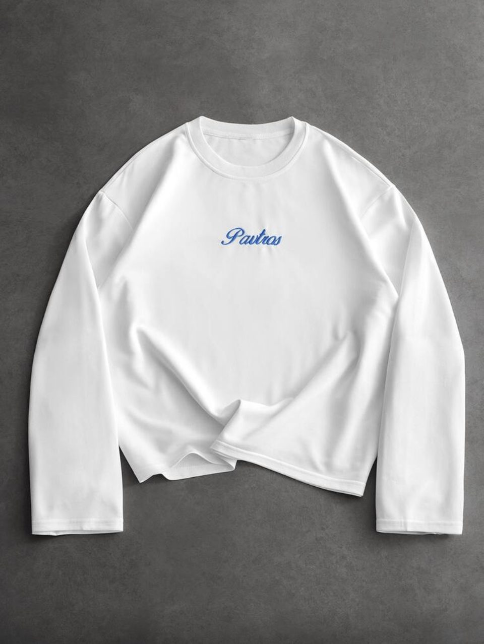Fact Of God Embroidered Sweatshirt White