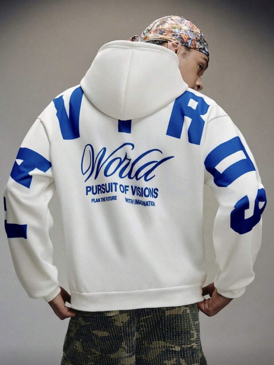 World Pursuit Of Visions Hoodie White