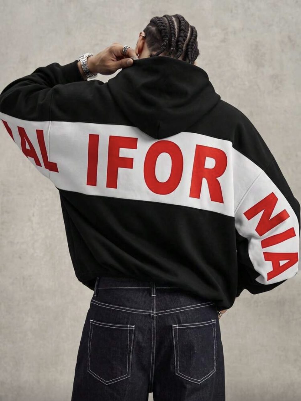 California Hoodie Black