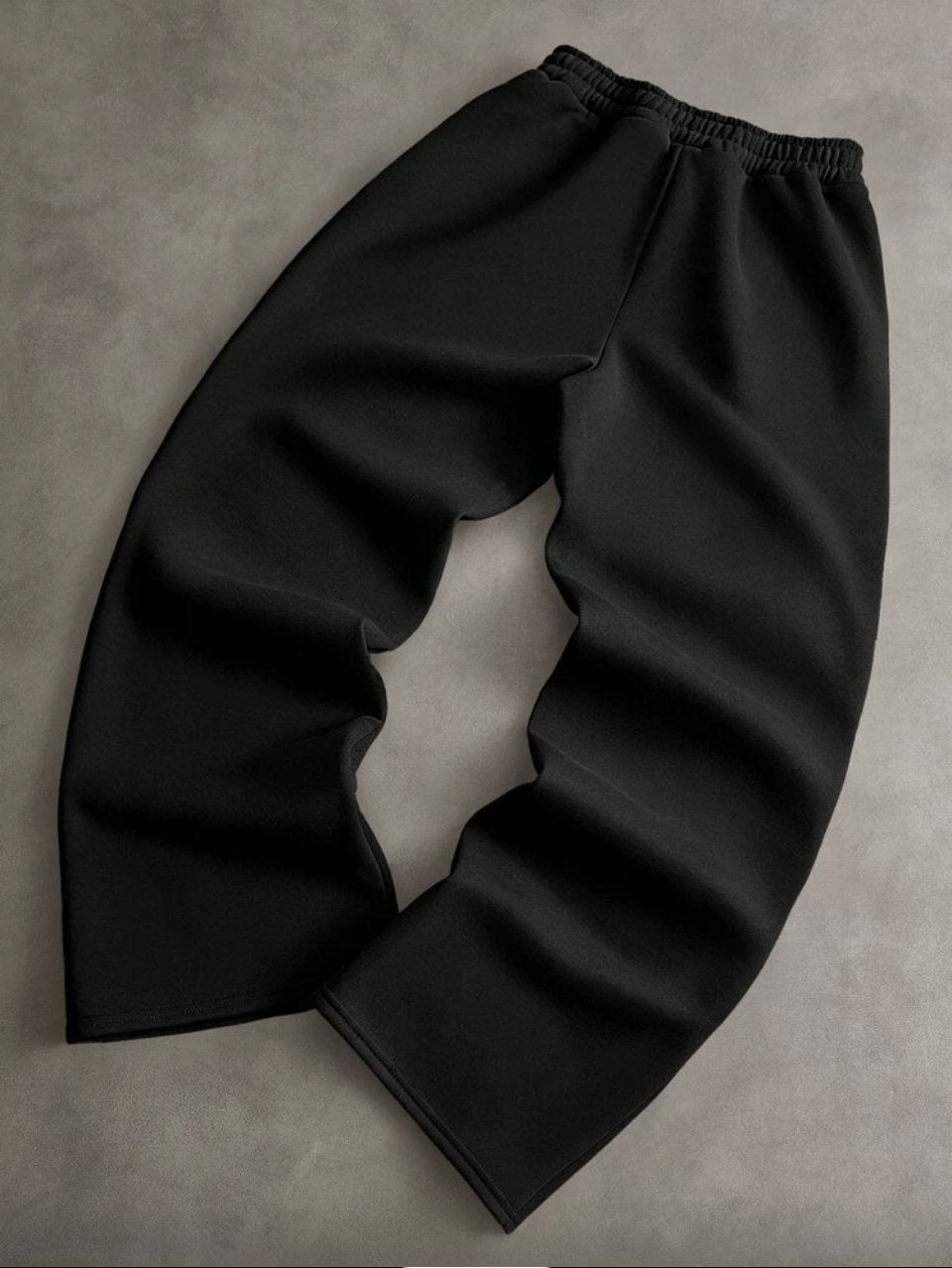 Barbed Flame Embroidered Joggers Black - Gold Gothic Wide Leg Sweatpants