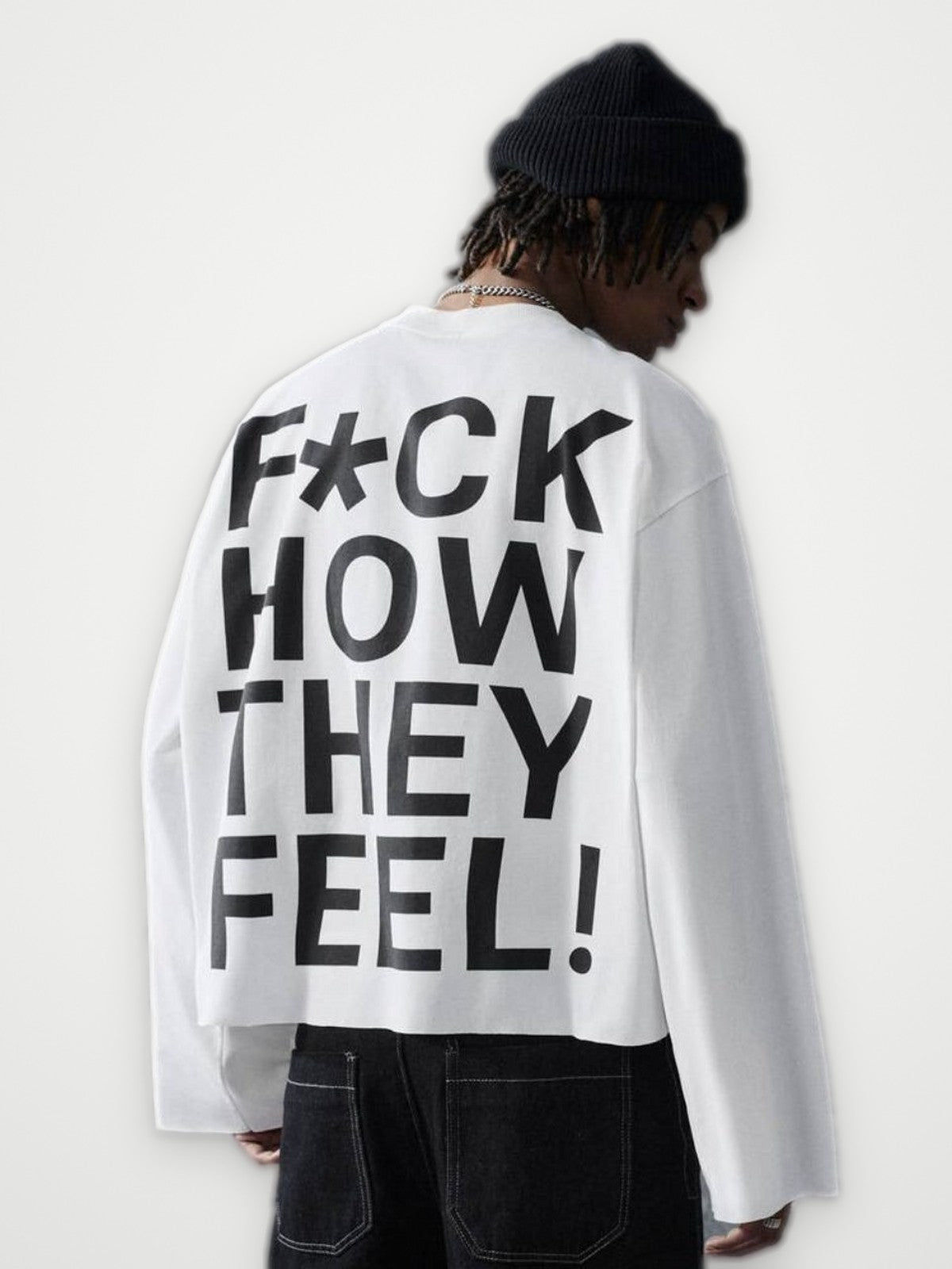 Not A People Pleaser Sweatshirt White | Obsyde